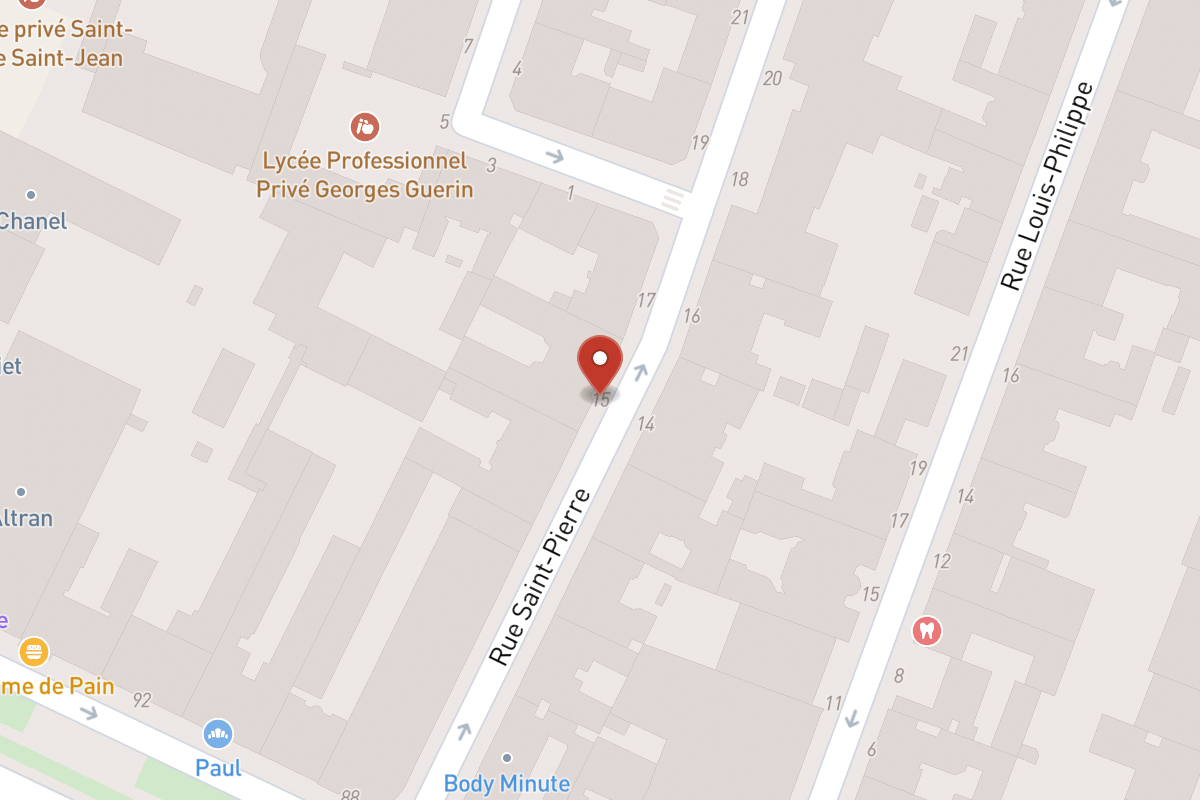 Plan de situation — 15 Rue Saint-Pierre
