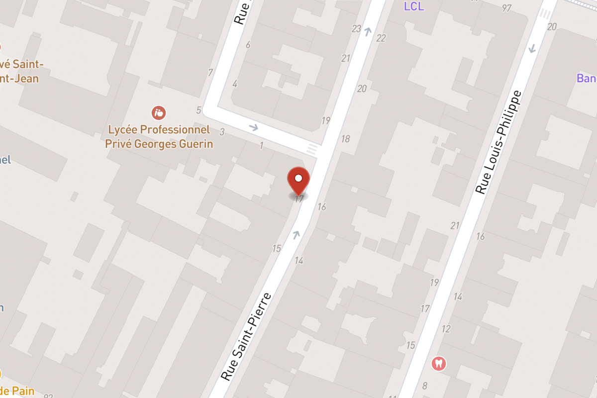 Plan de situation — 17 Rue Saint-Pierre