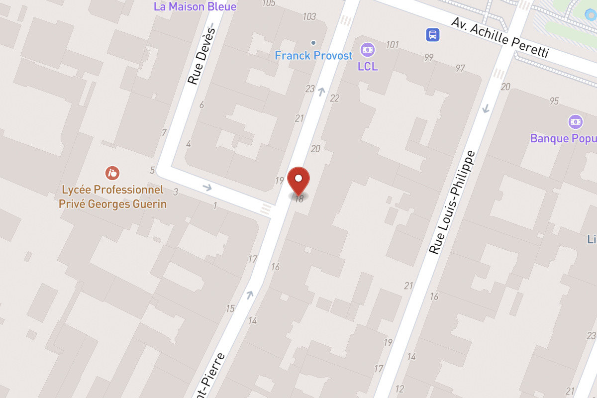 Plan de situation — 18 Rue Saint-Pierre