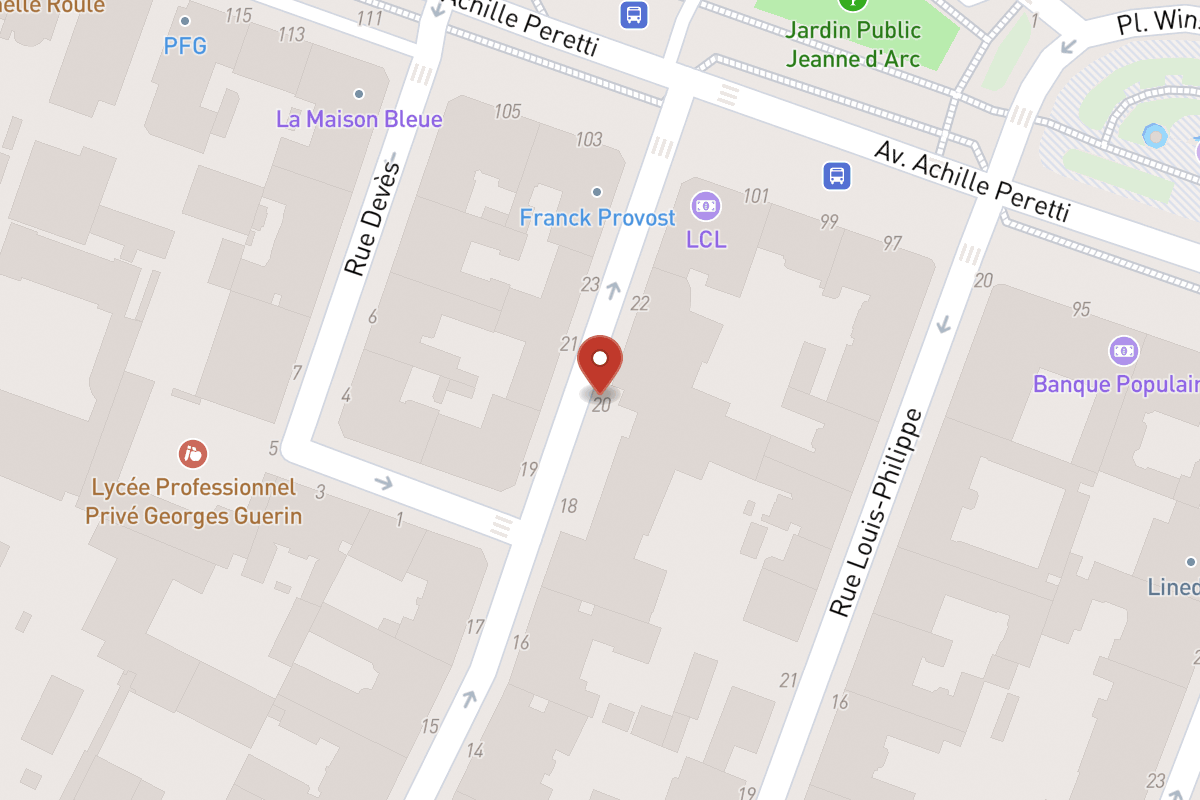 Plan de situation — 20BIS Rue Saint-Pierre