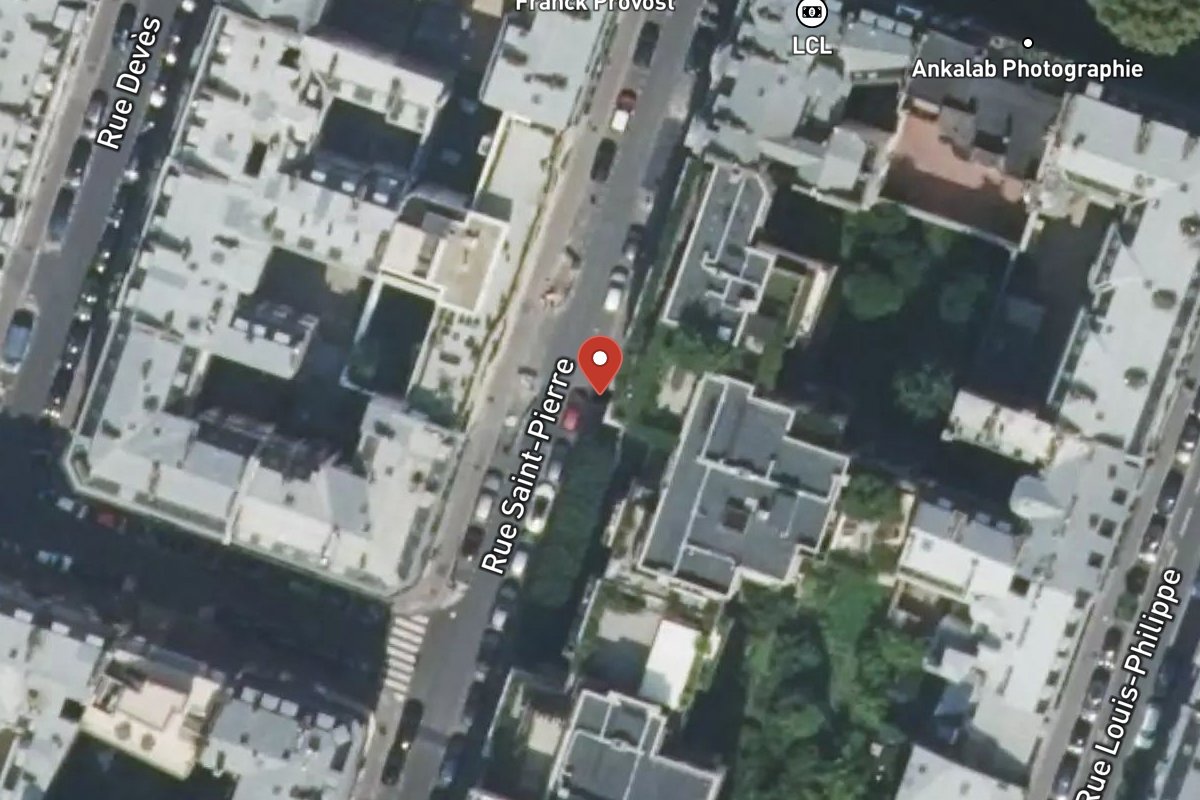 Vue satellite — 20BIS Rue Saint-Pierre