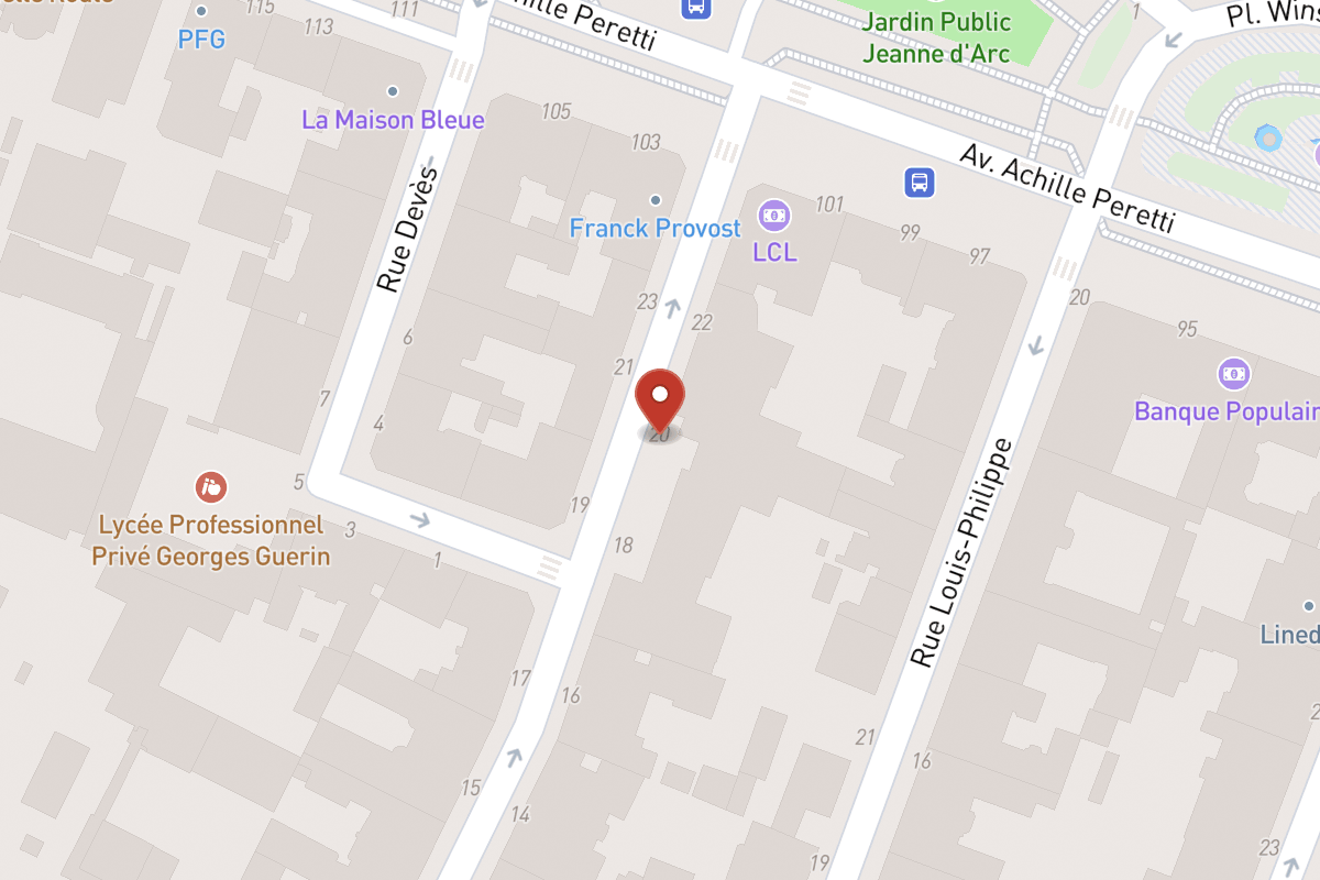 Plan de situation — 20 Rue Saint-Pierre