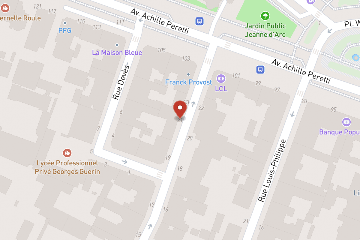 Plan de situation — 21 Rue Saint-Pierre