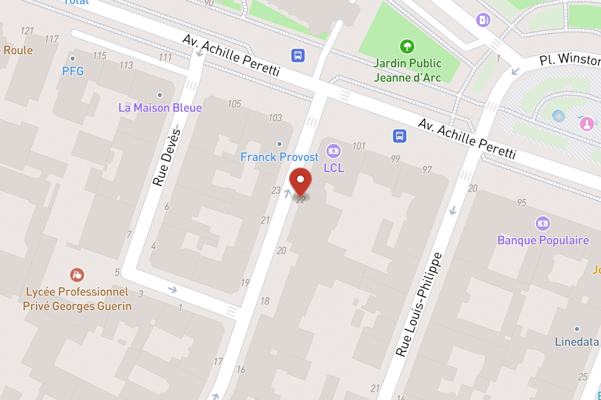 Plan de situation — 22 Rue Saint-Pierre