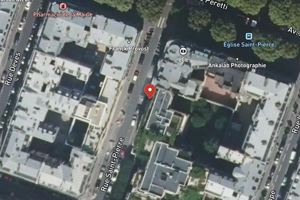 Vue satellite — 22 Rue Saint-Pierre