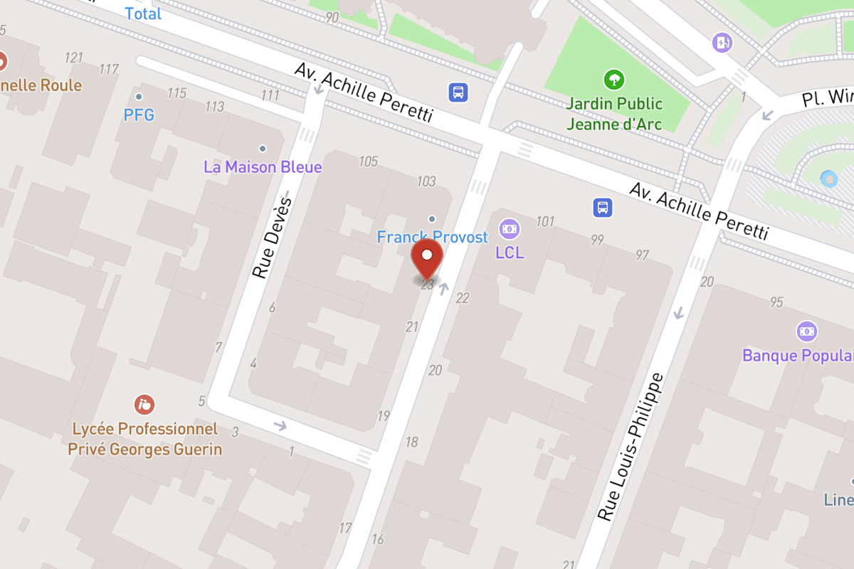 Plan de situation — 23 Rue Saint-Pierre