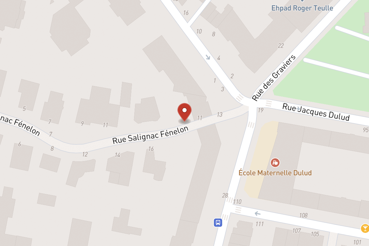 Plan de situation — 11 Rue Salignac Fénelon