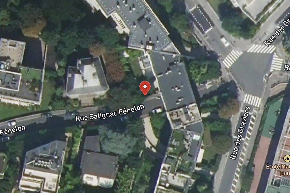 Vue satellite — 11 Rue Salignac Fénelon
