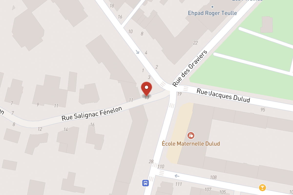 Plan de situation — 13 Rue Salignac Fénelon
