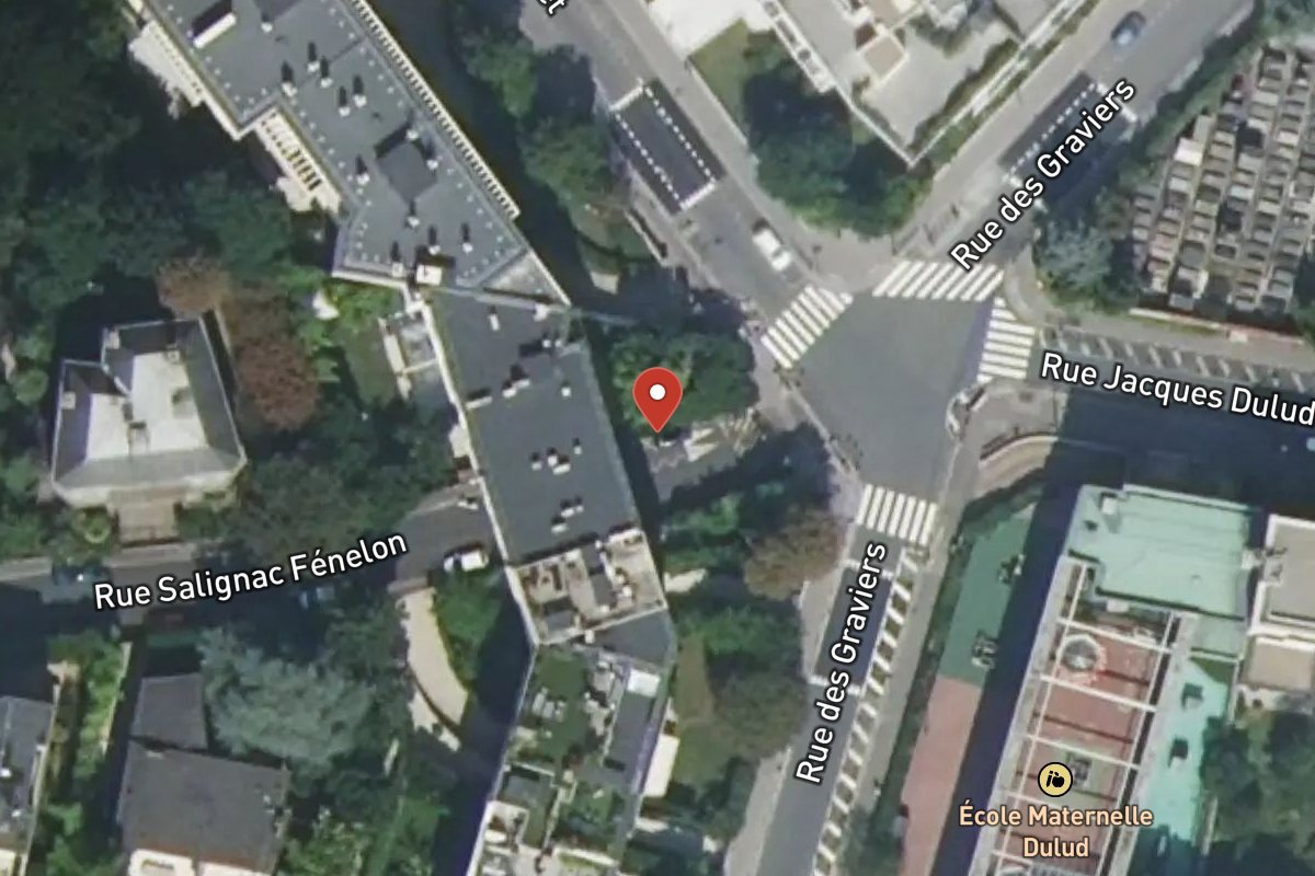 Vue satellite — 13 Rue Salignac Fénelon