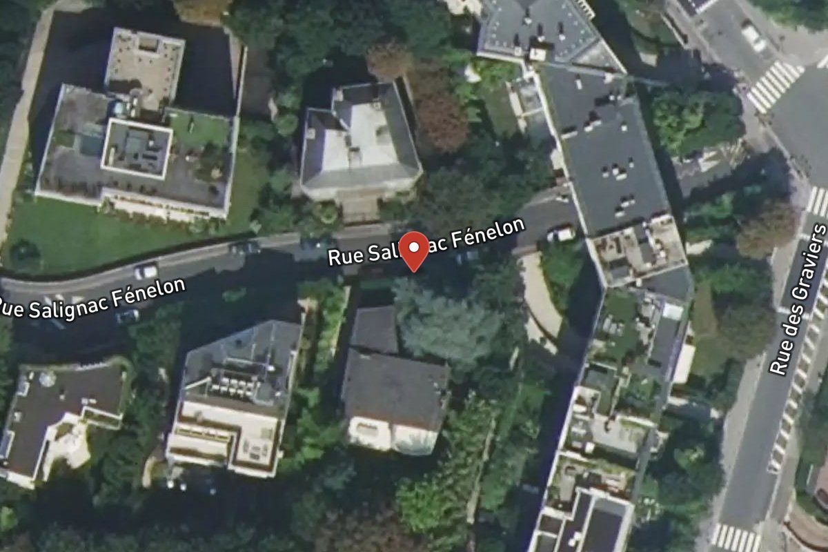 Vue satellite — 16 Rue Salignac Fénelon
