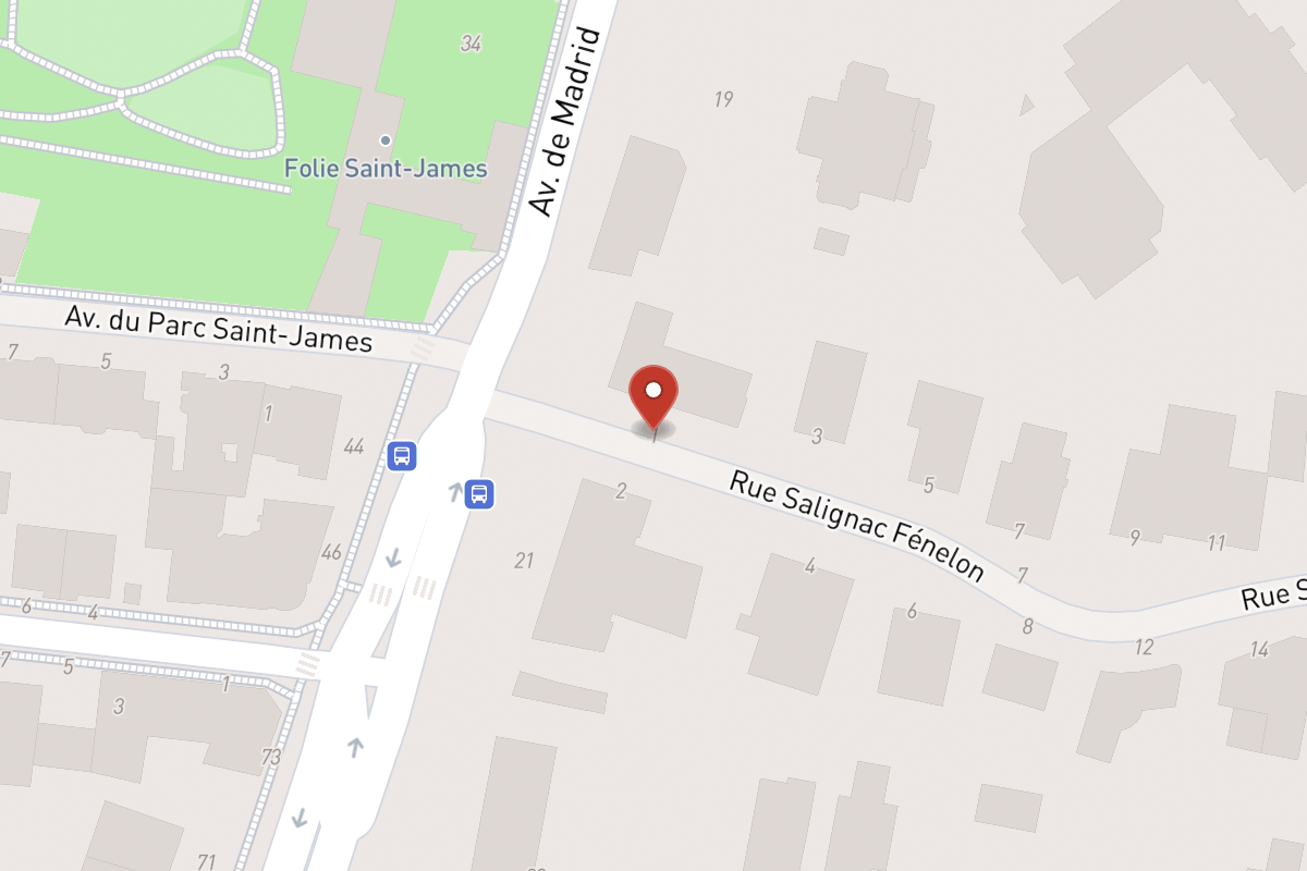 Plan de situation — 1 Rue Salignac Fénelon