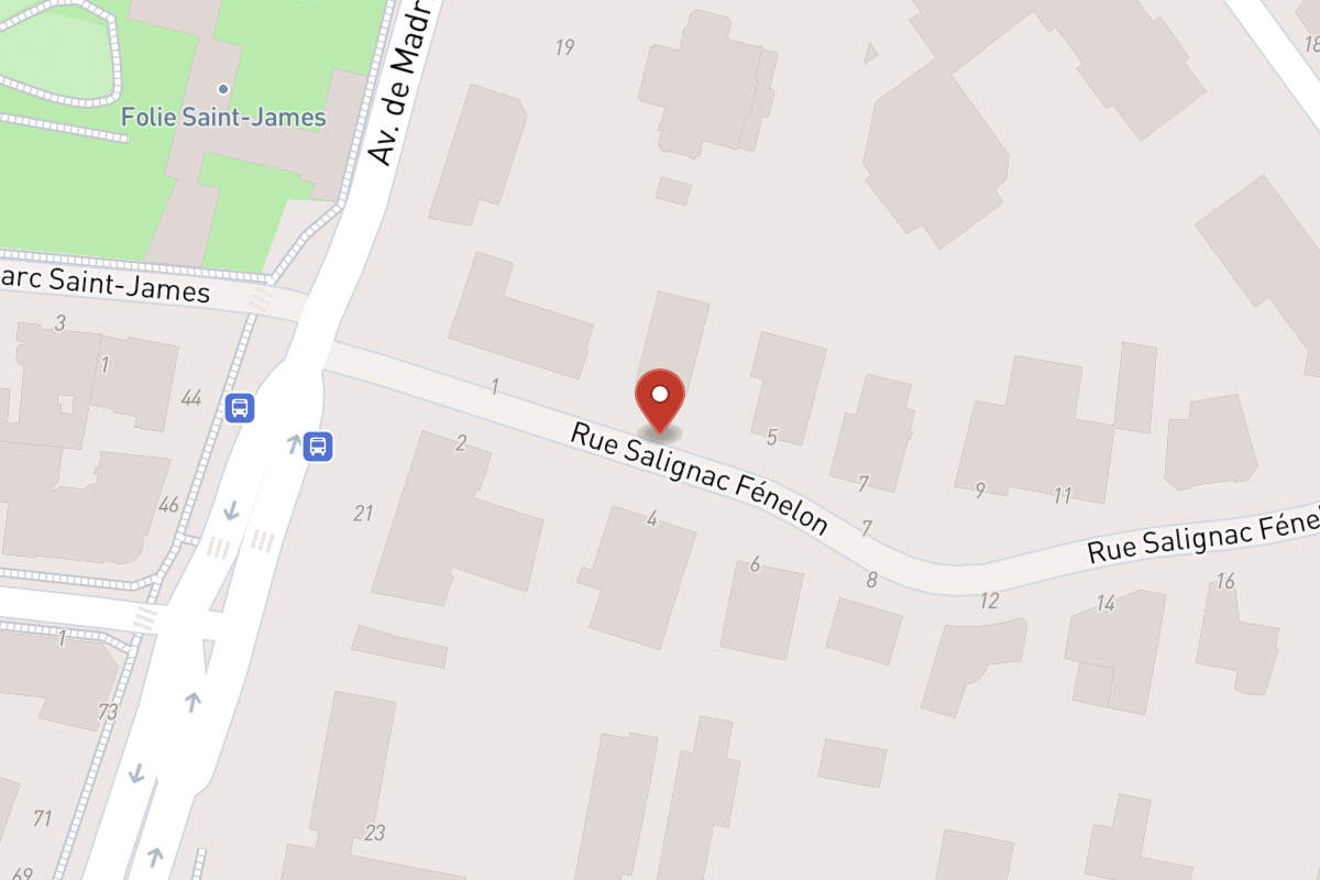 Plan de situation — 3 Rue Salignac Fénelon