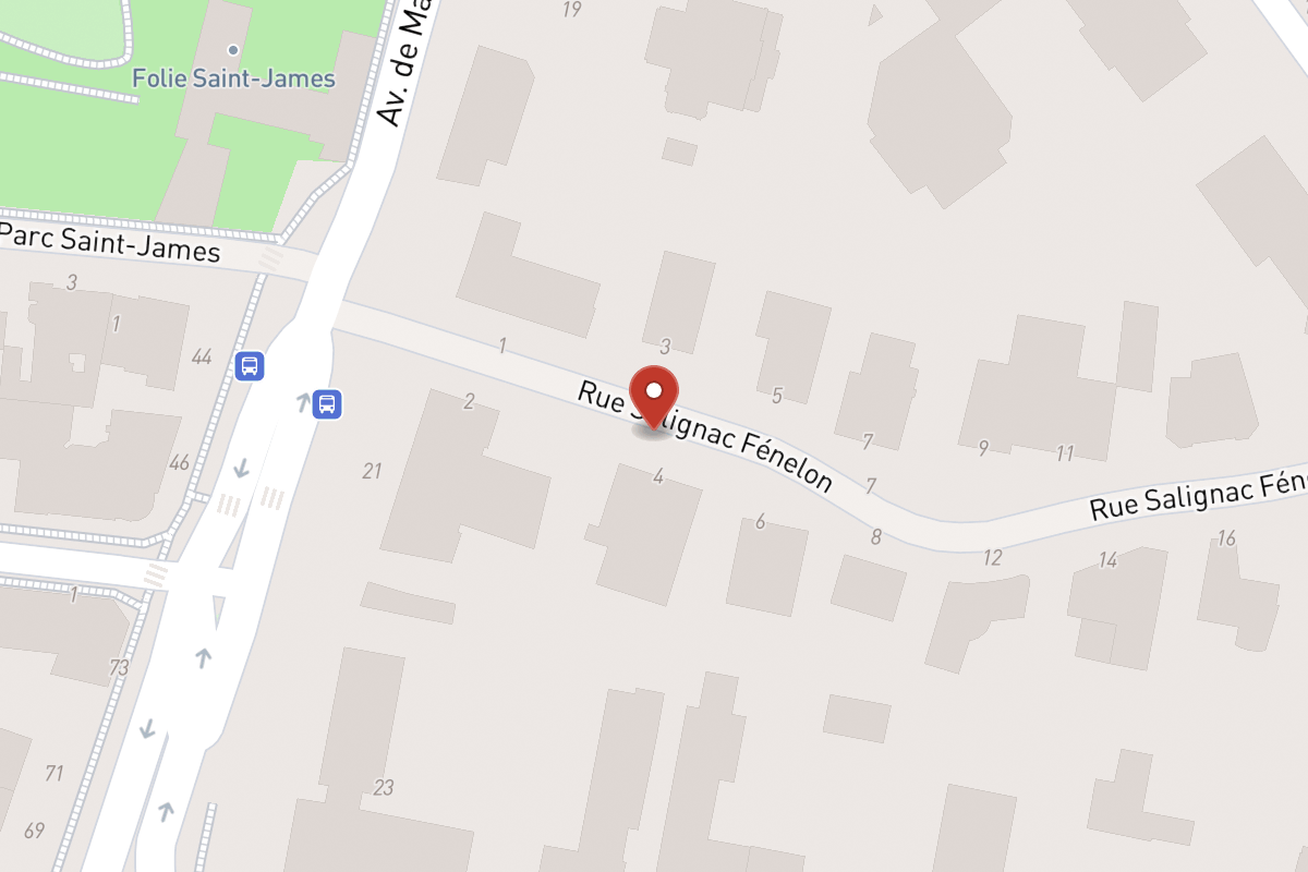 Plan de situation — 4 Rue Salignac Fénelon