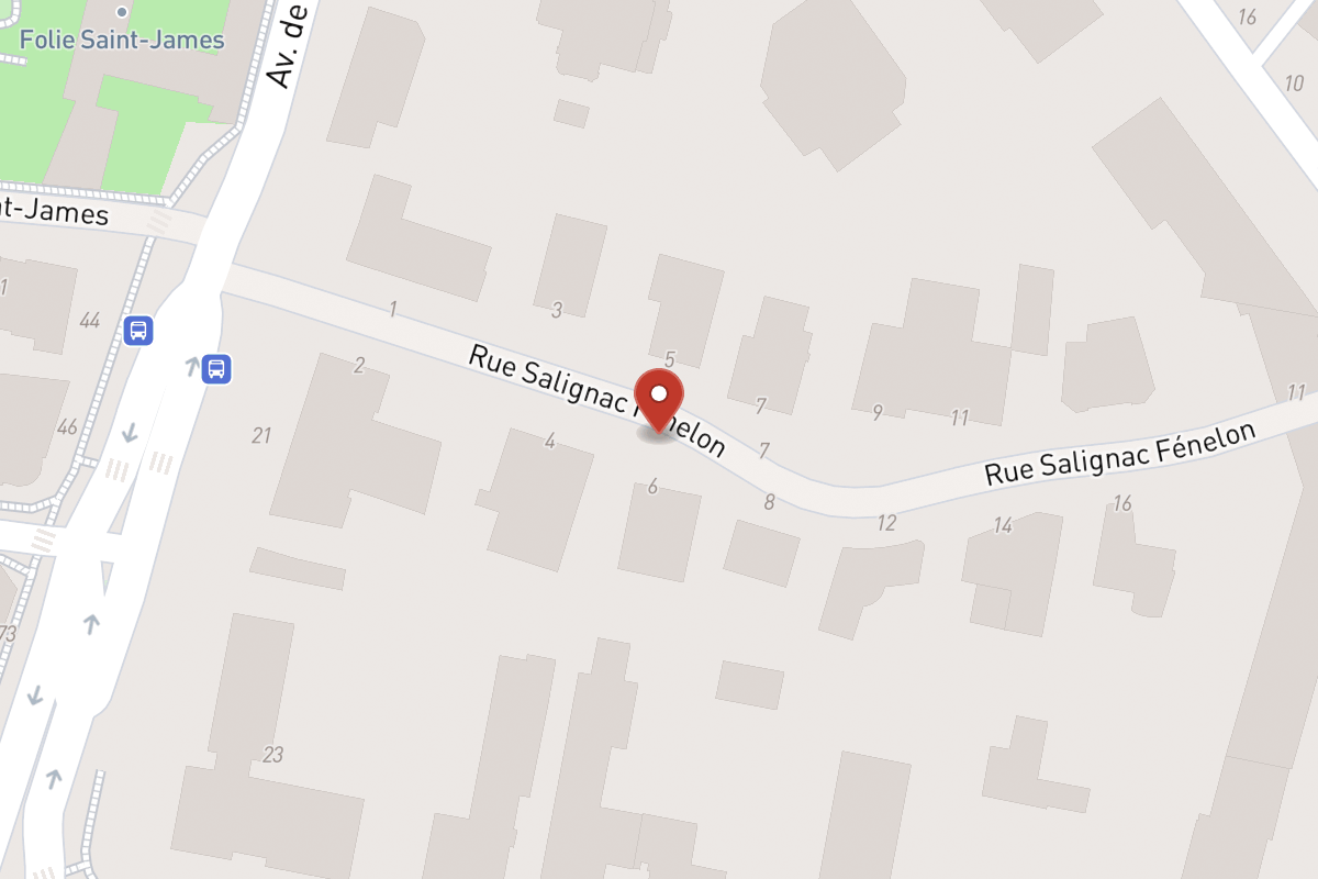 Plan de situation — 6 Rue Salignac Fénelon