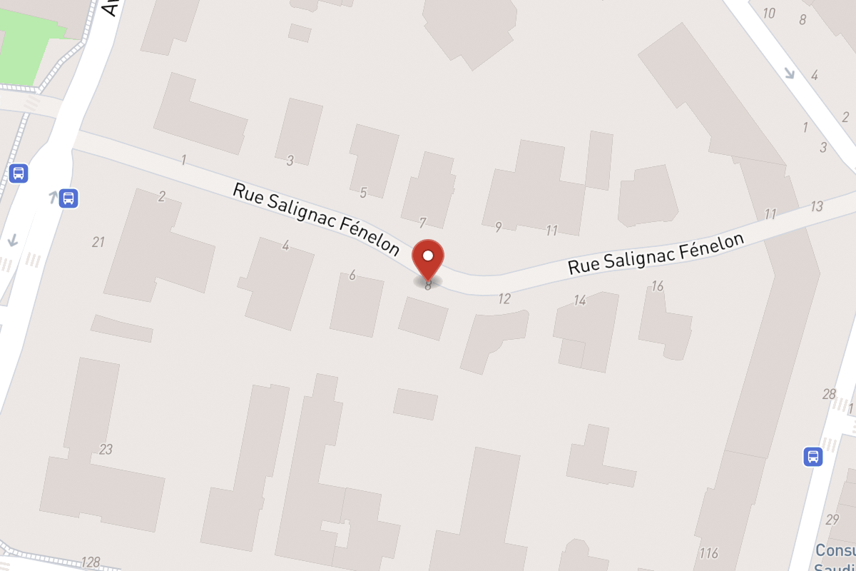 Plan de situation — 8 Rue Salignac Fénelon