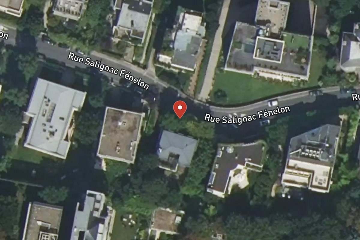 Vue satellite — 8 Rue Salignac Fénelon
