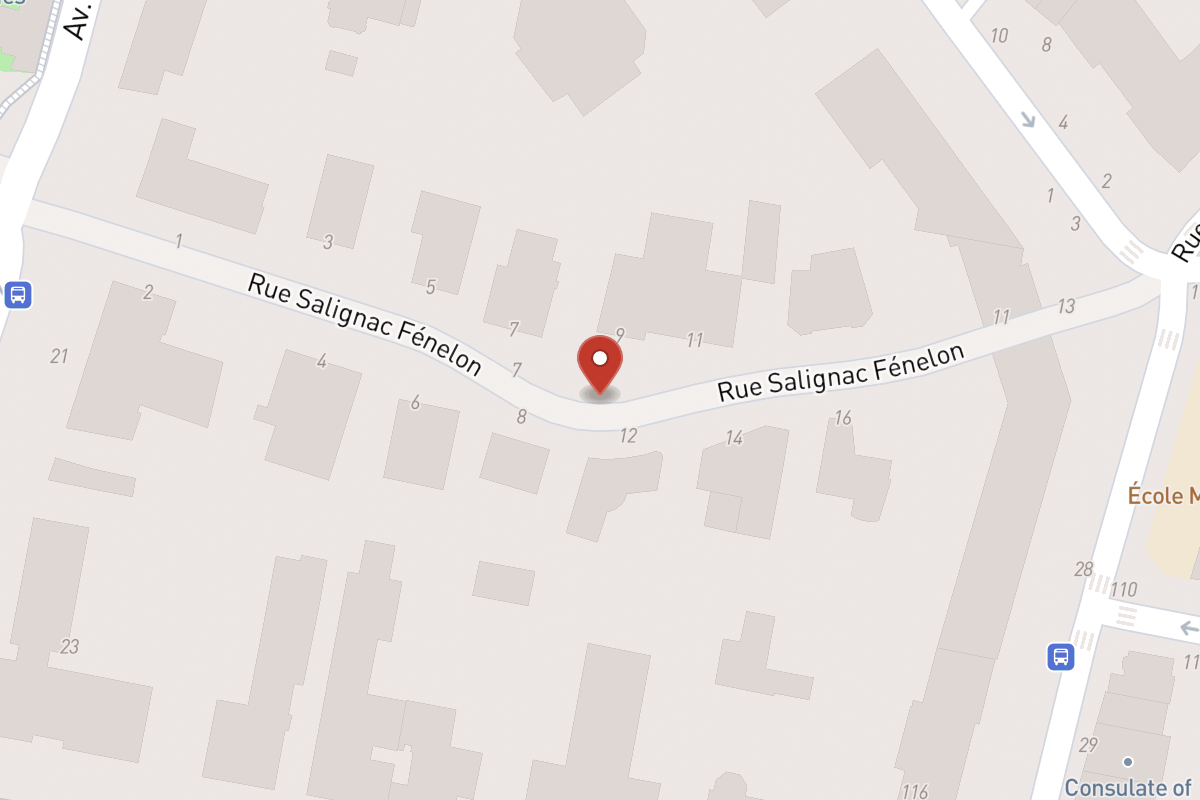 Plan de situation — 9 Rue Salignac Fénelon