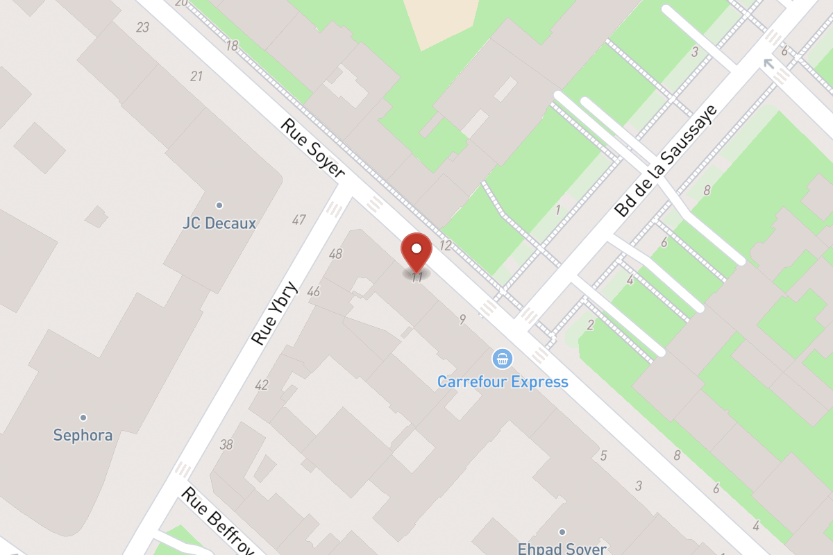 Plan de situation — 11 Rue Soyer