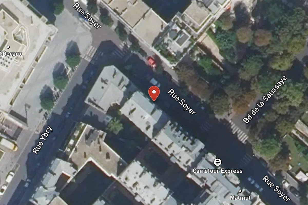 Vue satellite — 11 Rue Soyer