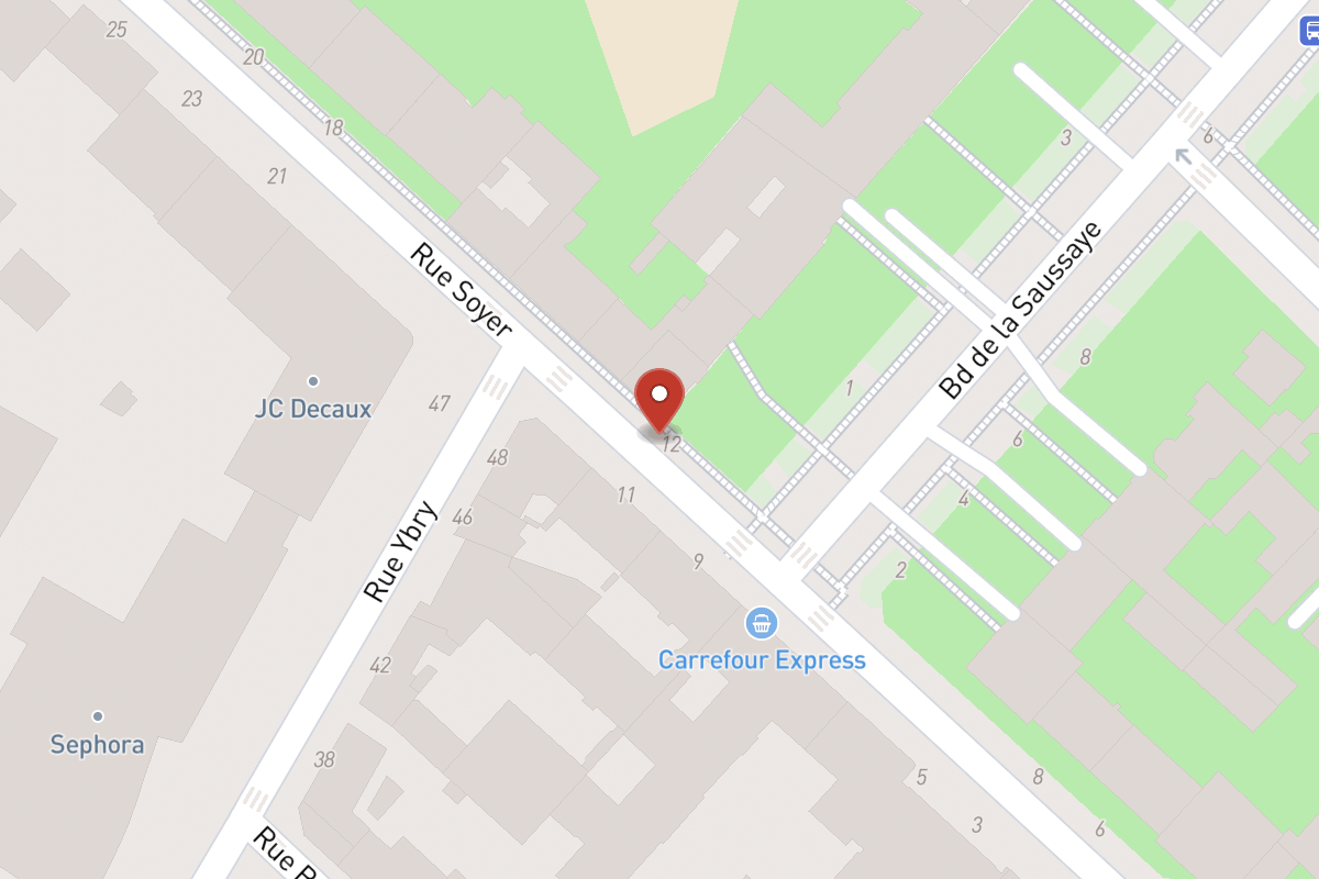 Plan de situation — 12BIS Rue Soyer