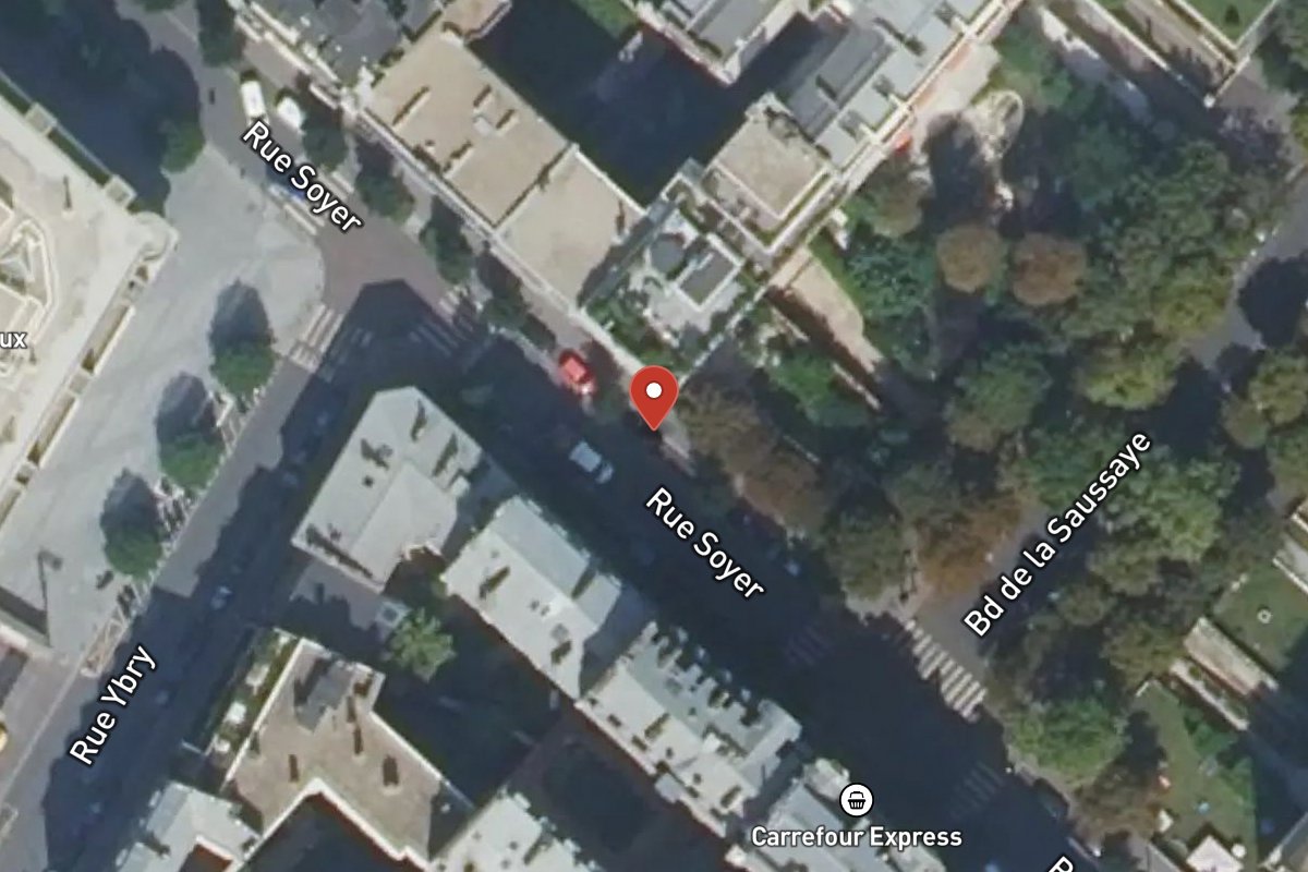 Vue satellite — 12BIS Rue Soyer