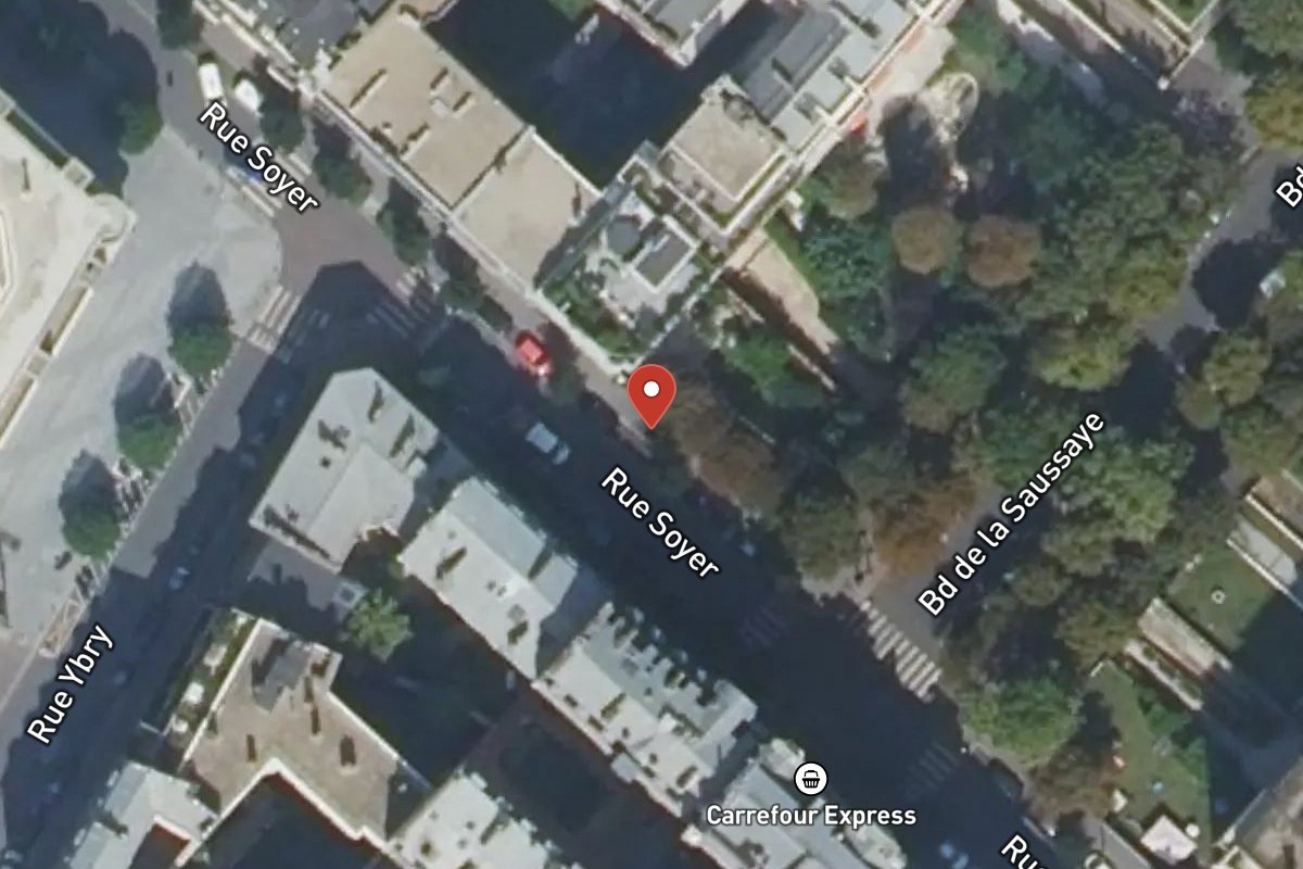 Vue satellite — 12 Rue Soyer