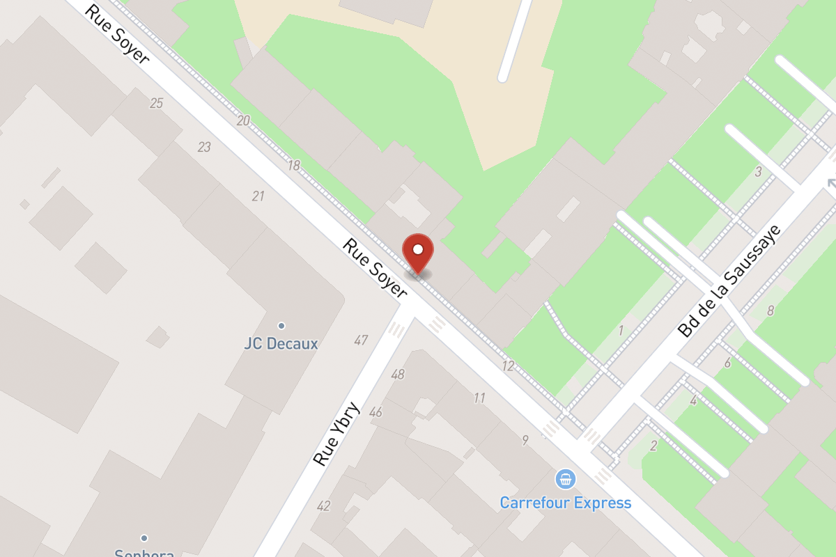 Plan de situation — 14 Rue Soyer