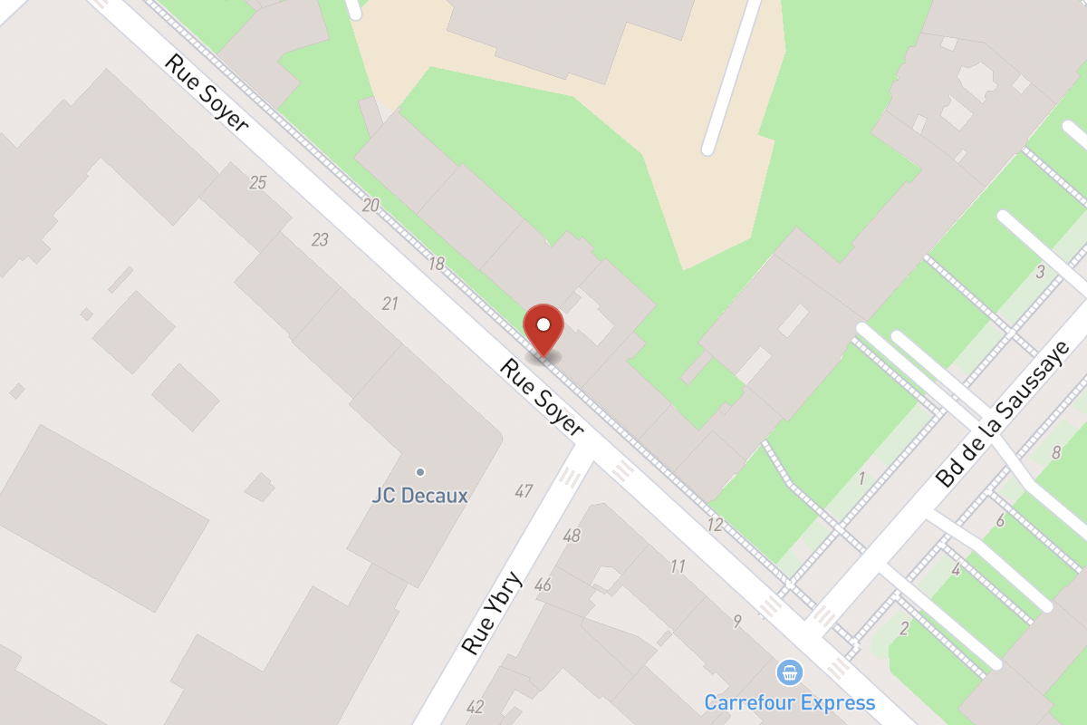Plan de situation — 16 Rue Soyer