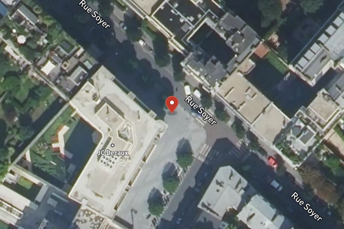 Vue satellite — 17 Rue Soyer