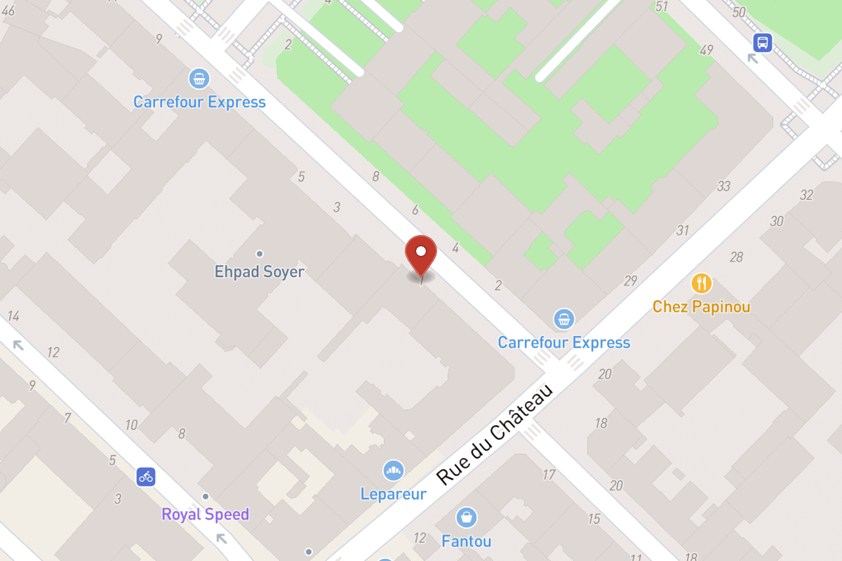 Plan de situation — 1 Rue Soyer