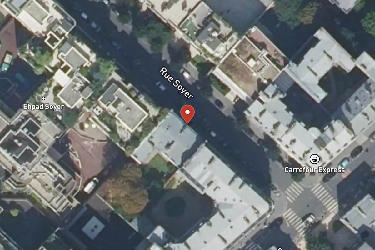 Vue satellite — 1 Rue Soyer