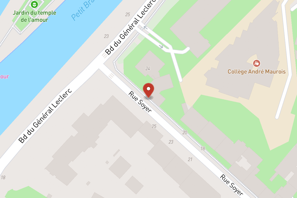 Plan de situation — 22 Rue Soyer