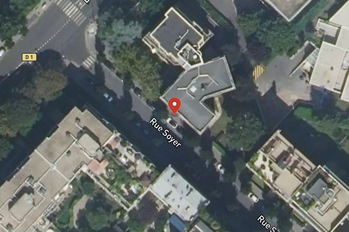 Vue satellite — 22 Rue Soyer