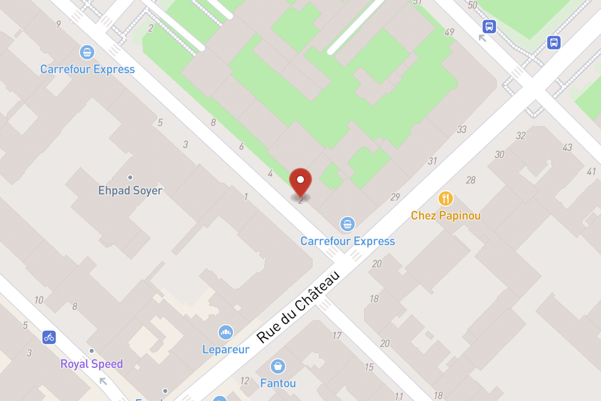 Plan de situation — 2 Rue Soyer