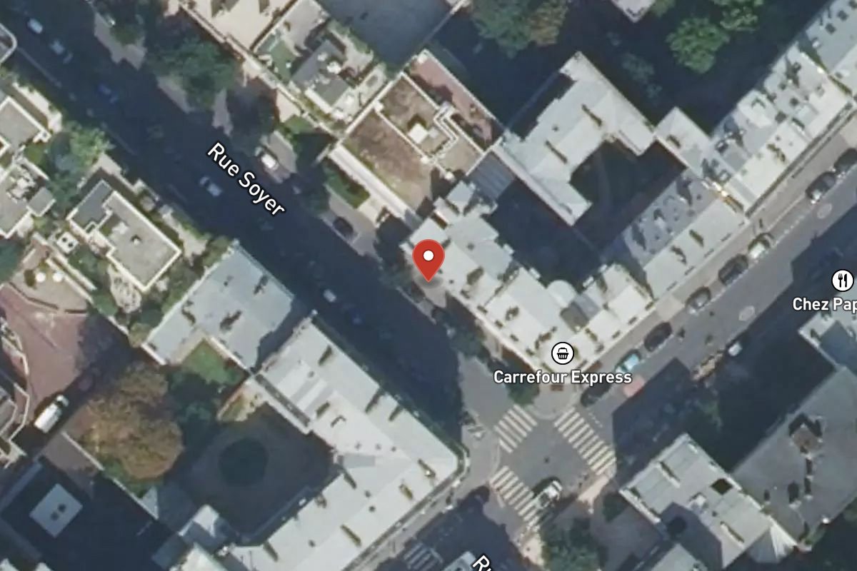Vue satellite — 2 Rue Soyer