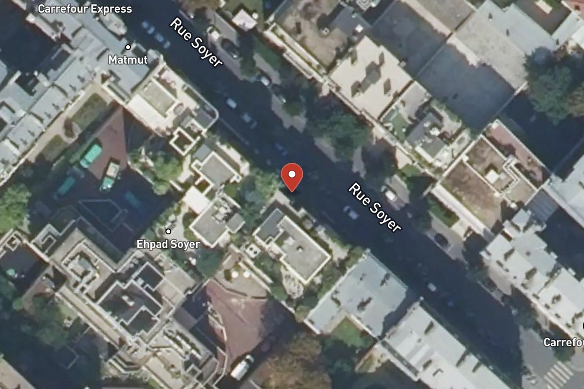Vue satellite — 3BIS Rue Soyer