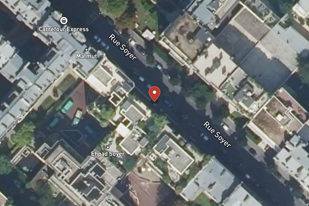 Vue satellite — 3TER Rue Soyer