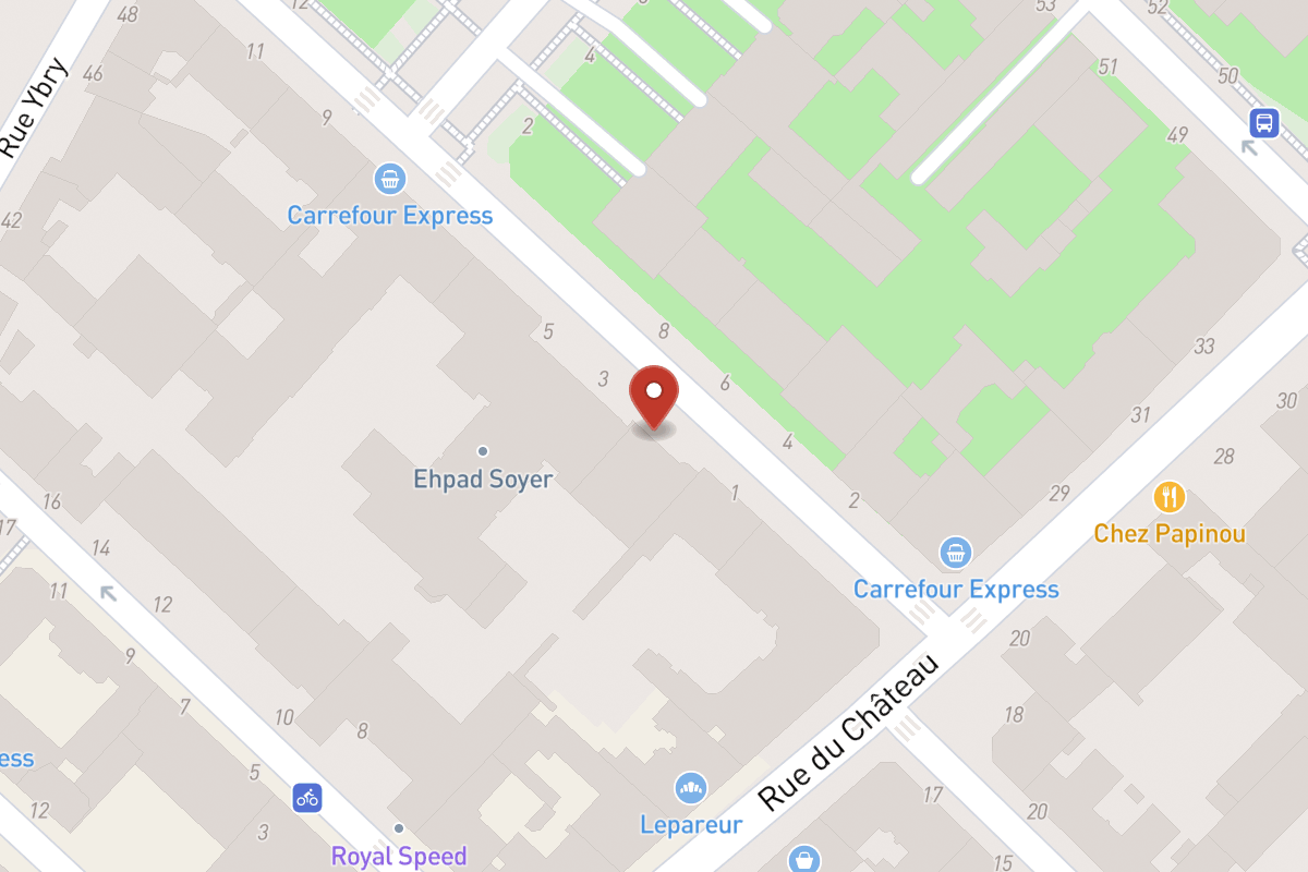 Plan de situation — 3 Rue Soyer
