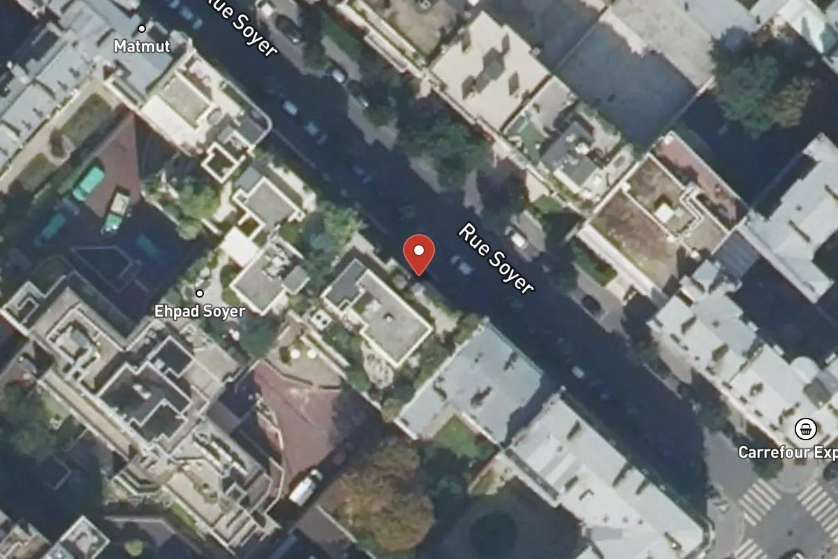 Vue satellite — 3 Rue Soyer