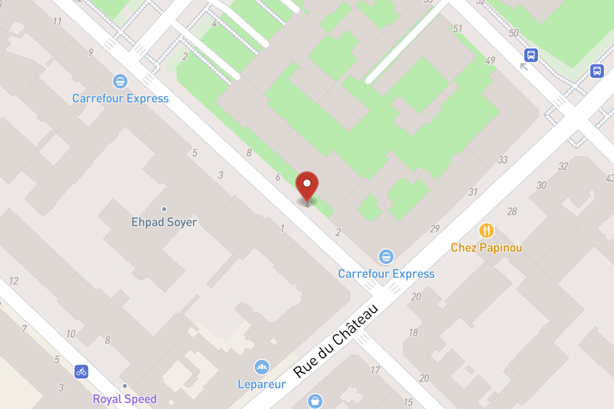 Plan de situation — 4 Rue Soyer