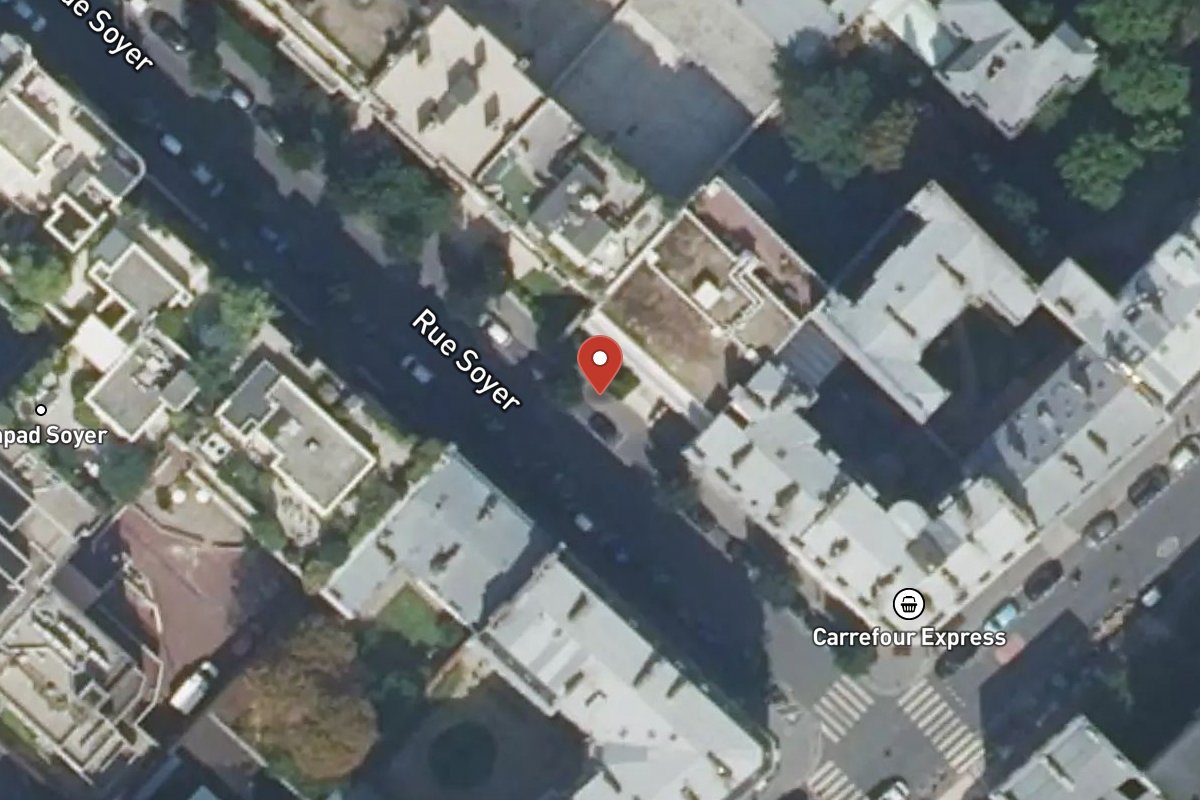 Vue satellite — 4 Rue Soyer