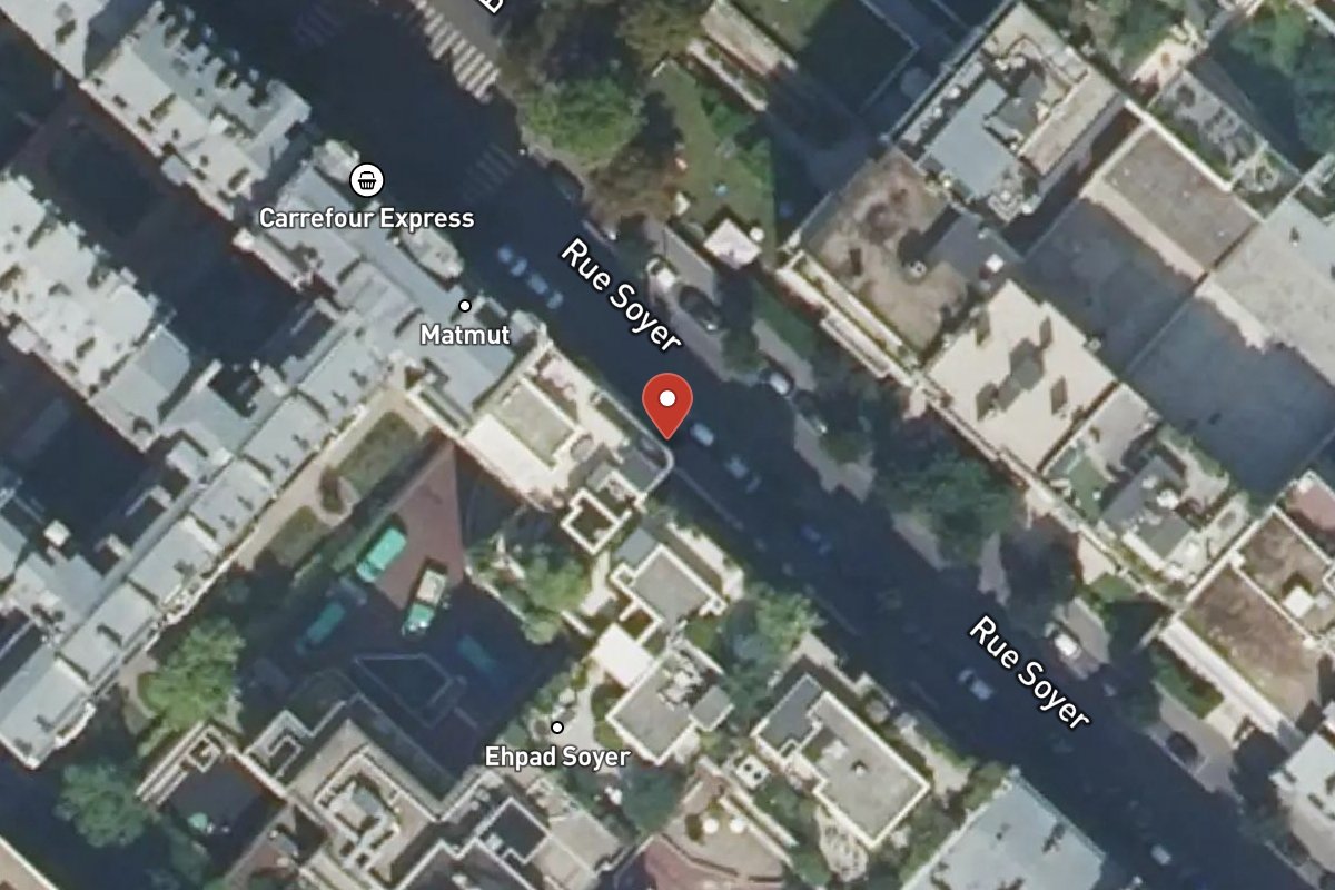 Vue satellite — 5TER Rue Soyer