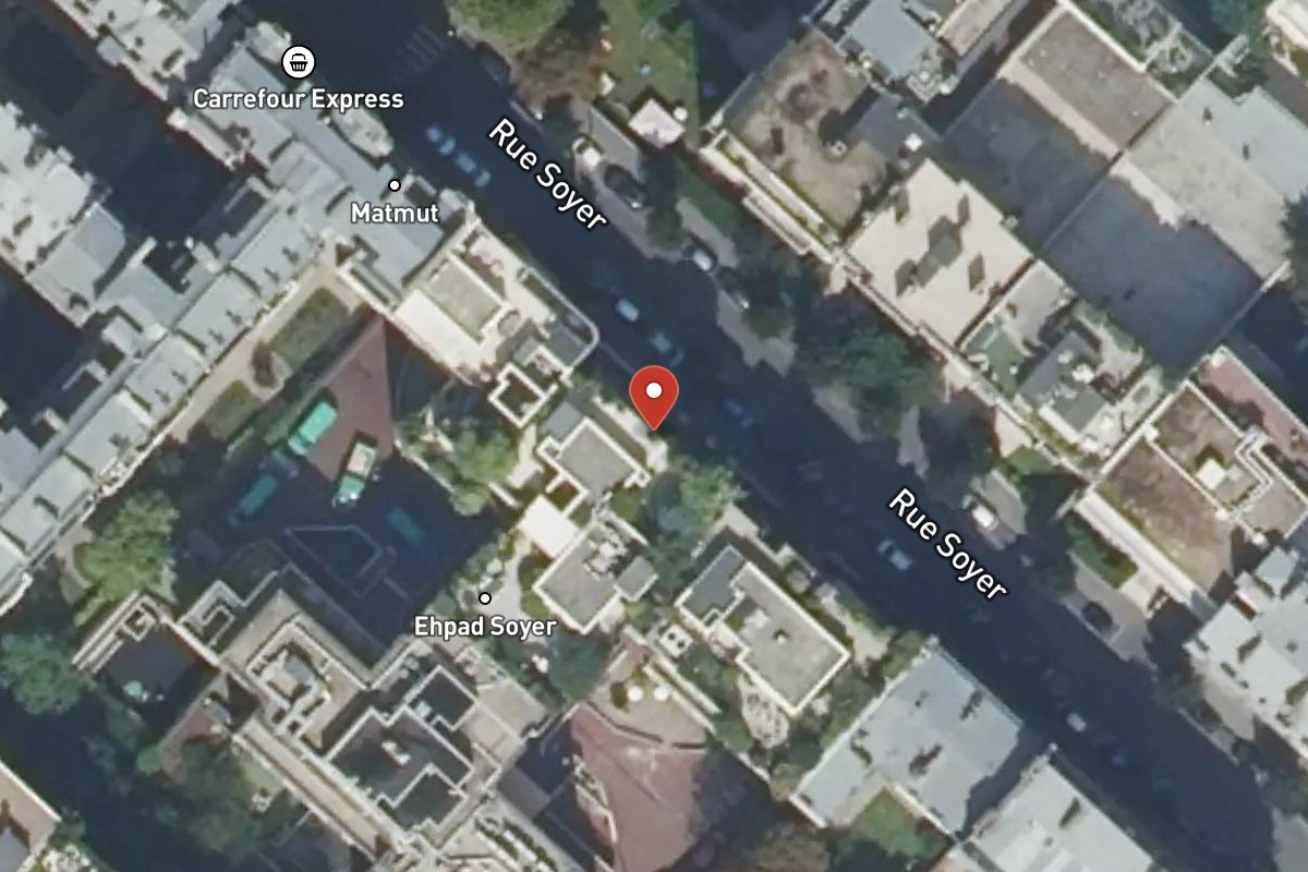 Vue satellite — 5 Rue Soyer