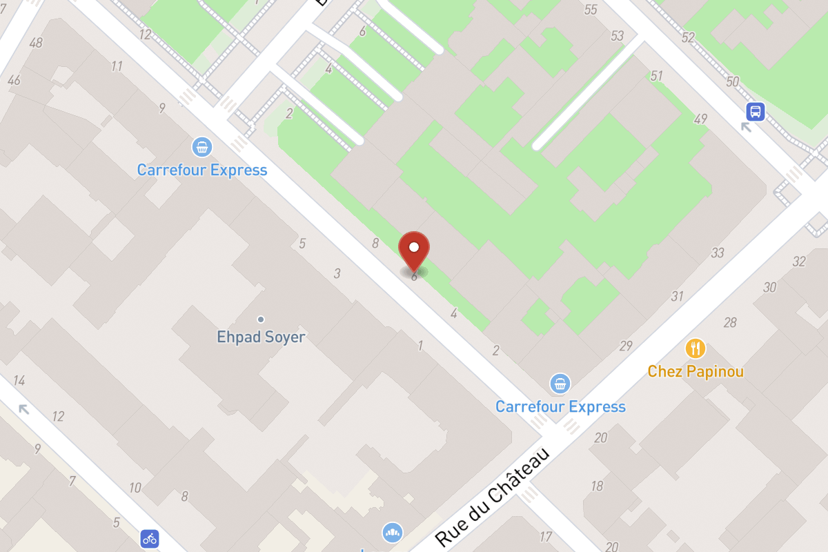 Plan de situation — 6 Rue Soyer
