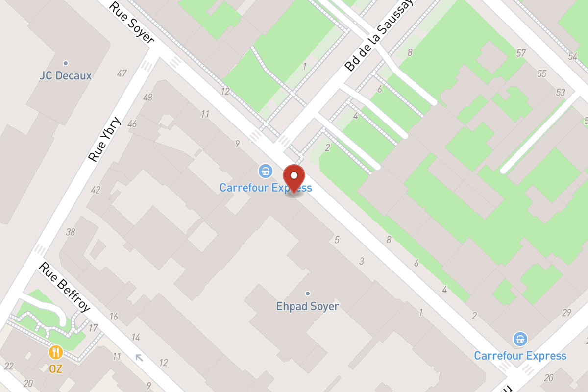Plan de situation — 7 Rue Soyer