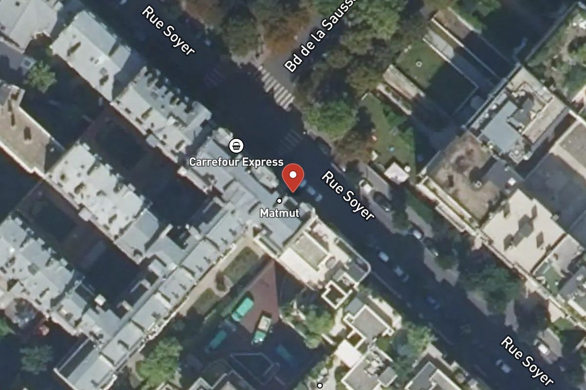 Vue satellite — 7 Rue Soyer