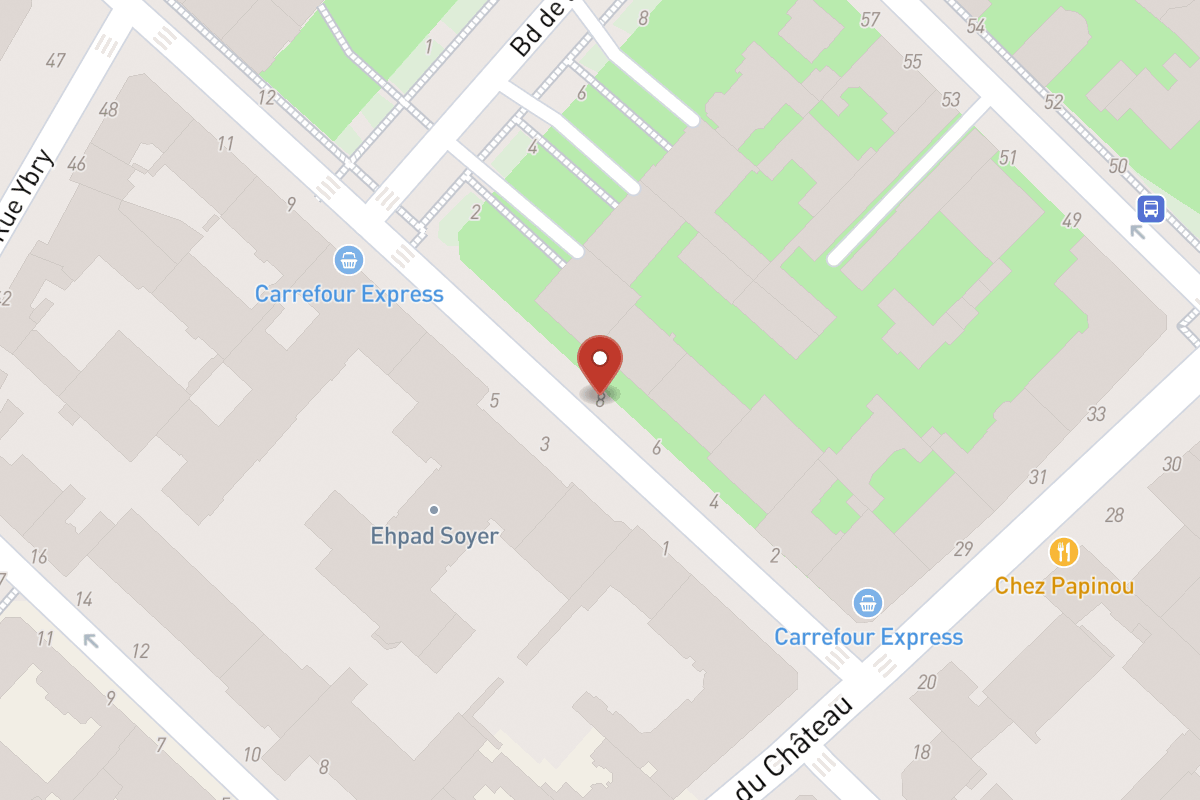 Plan de situation — 8 Rue Soyer