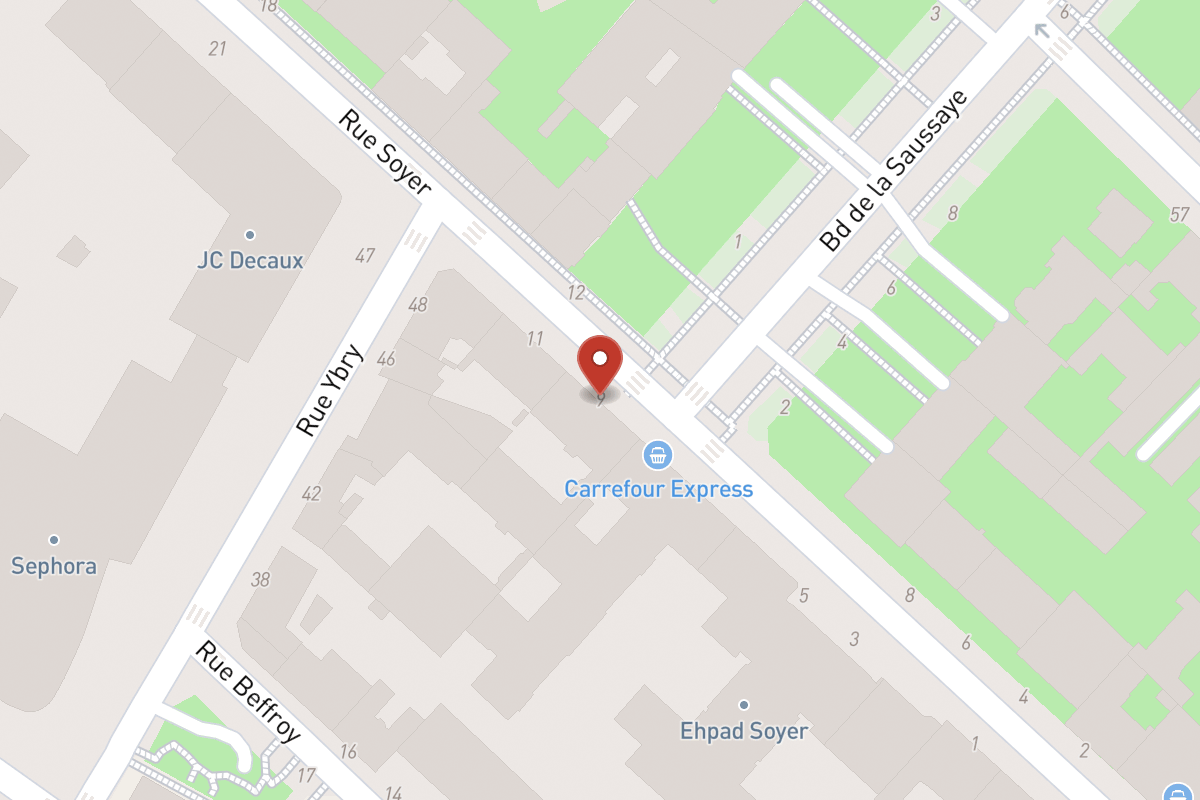 Plan de situation — 9 Rue Soyer