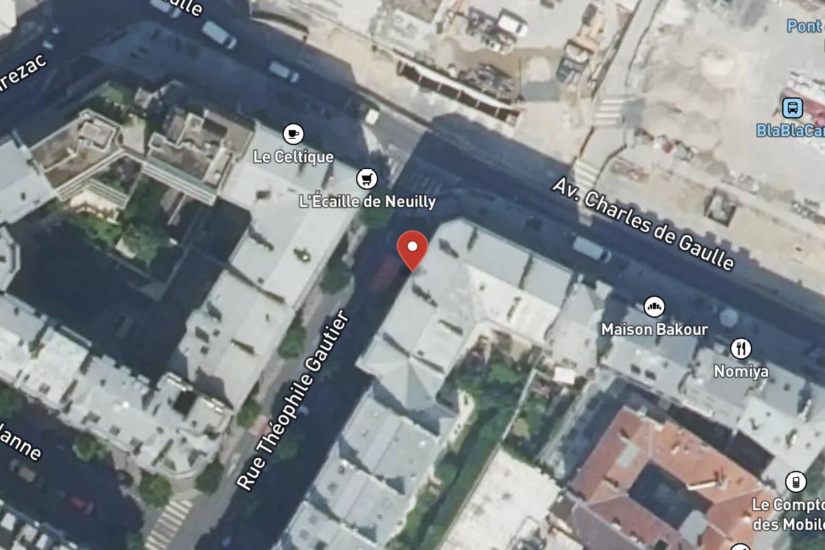 Vue satellite — 1 Rue Théophile Gautier